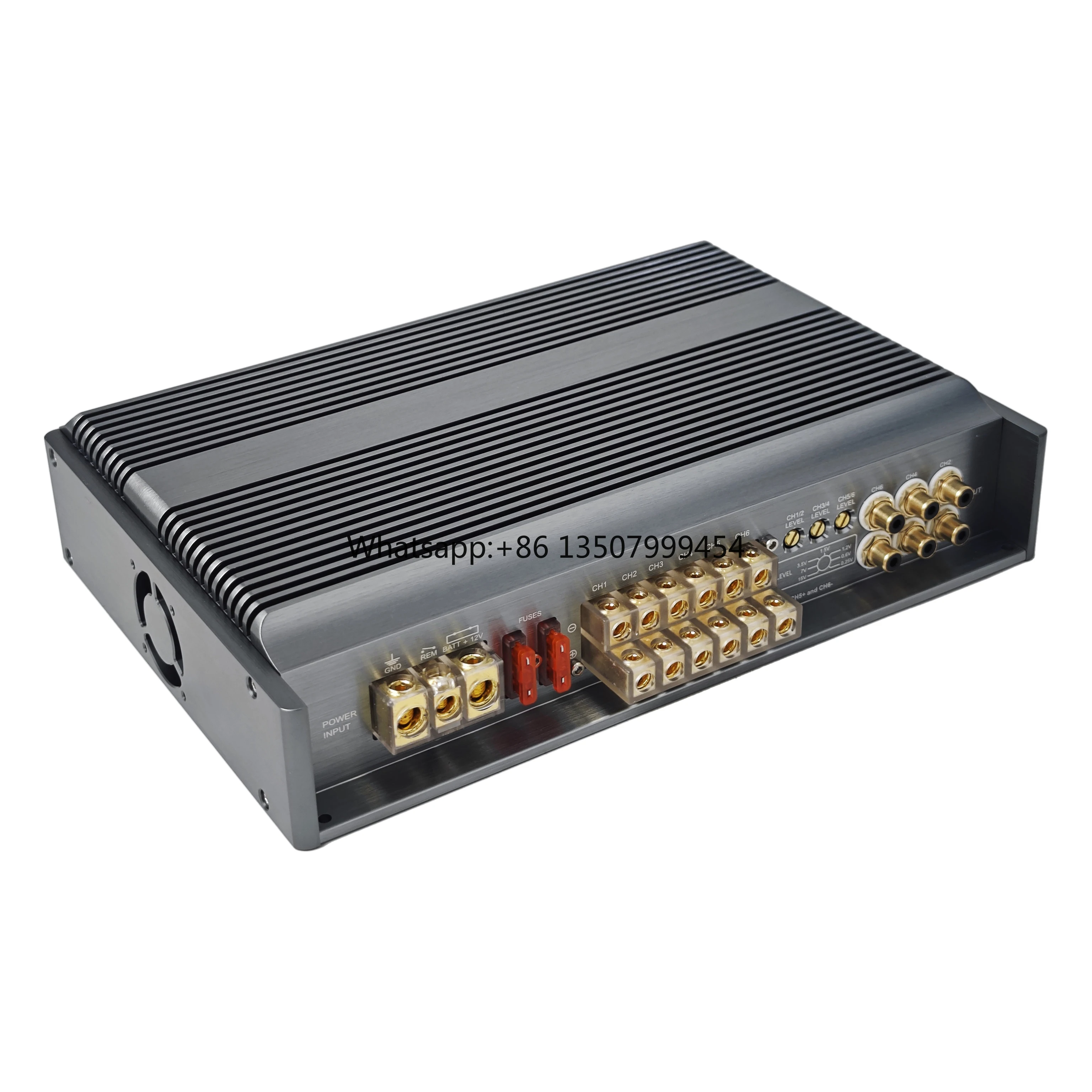 

Factory 6-Channel Class AB Car Audio Amplifier 190W*6 Professional Power Amplifier with Crossovers