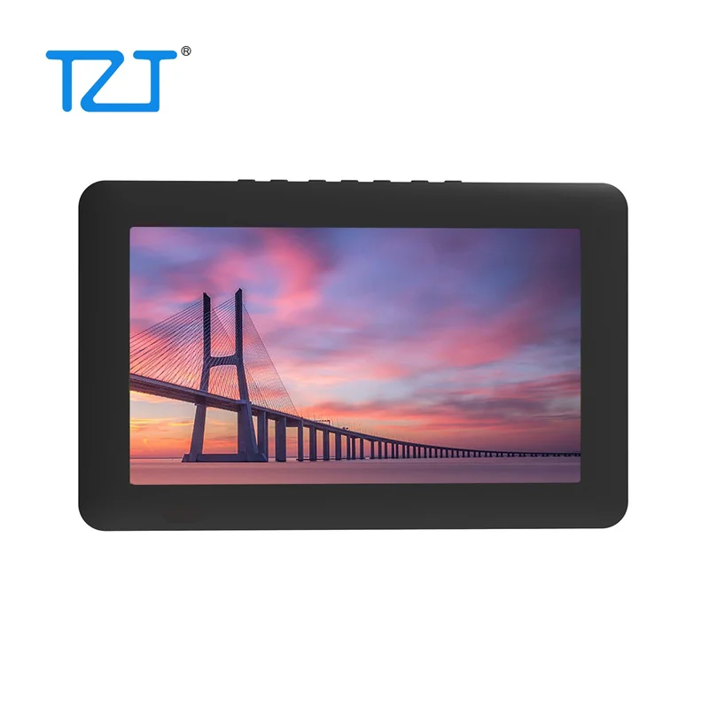 TZT LEADSTAR D9 9-Inch Portable TV ATSC DVB-T2 ISDB-T Digital and Analog Small TV Supports H.265 USB