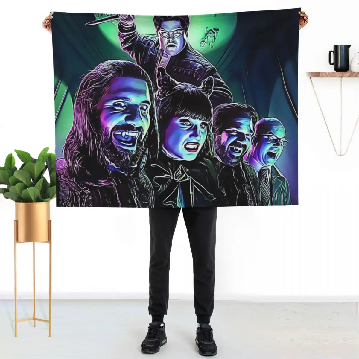 What We Do In The Shadows - Cast Throw Blanket Decorative Throw Sofas for winter manga Travel Luxury Designer Blankets