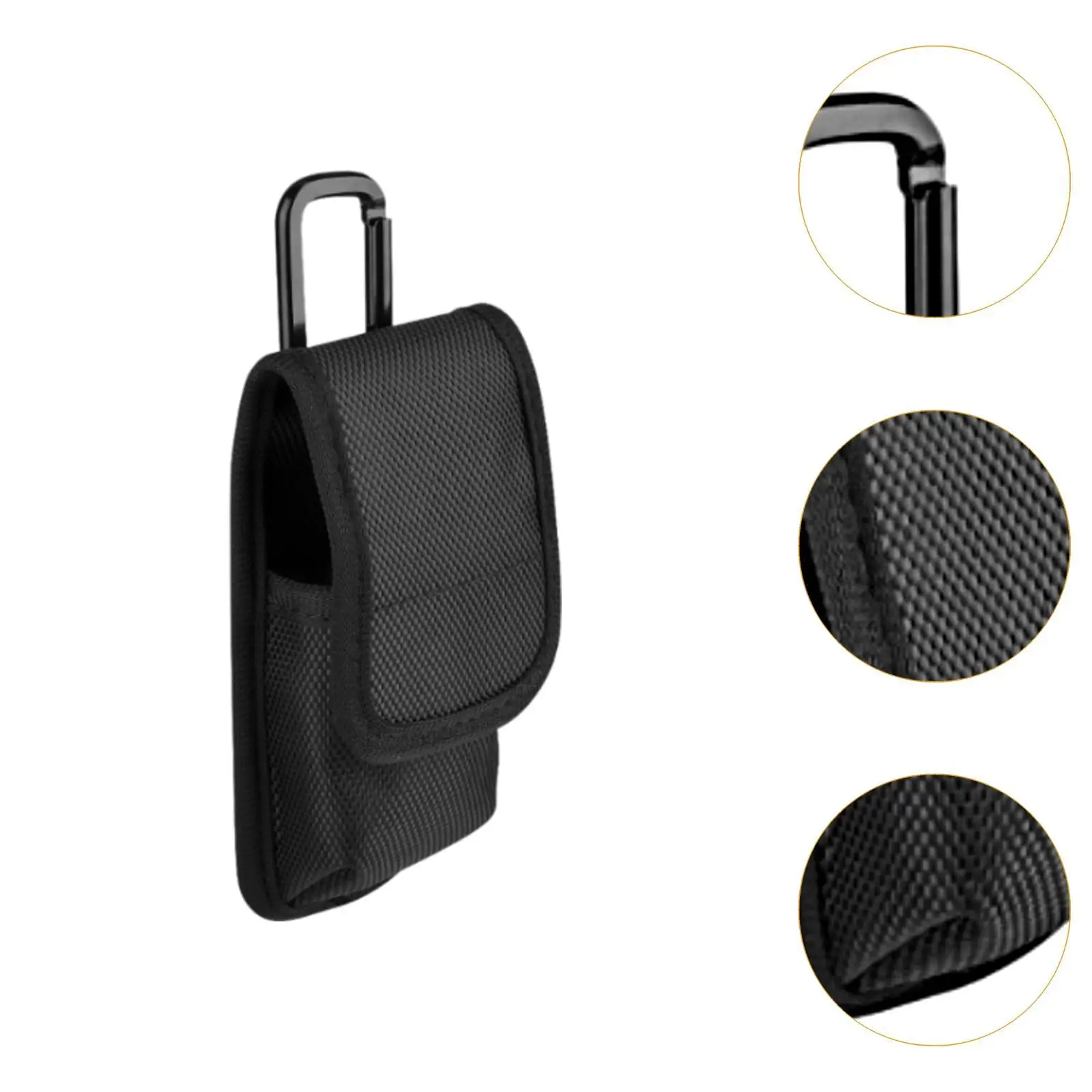 Stun Devices Storage Pouch Easy to Use Compact Sturdy Professional Protection for Girls Personal Protection Device Holder Black