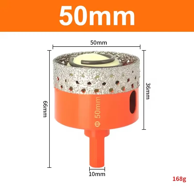 1 Pc 18-68 Mm Diamantgesoldeerde Kern Droge Boor Voor Porseleinen Tegels Marmer Glas Graniet Gat cup Saw Cutter Accessoires Snijden