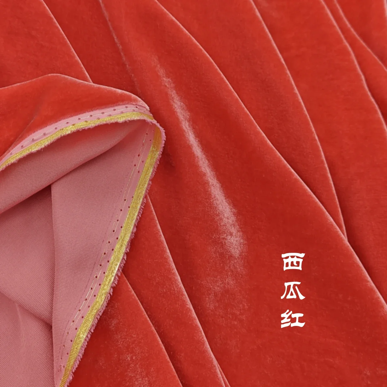 30 kleur Groothandel 100% Moerbei Zijde Joe Fluwelen Kleding Stof Trouwjurk Cheongsam Gewaad Doek Stof Op Maat Rood Geel