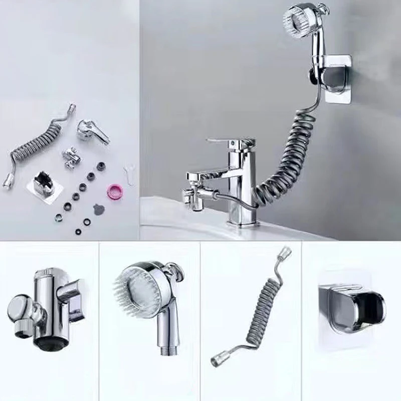 3-in-1 Universal Water Taps New Multifunction Bathroom Attachment Shower Head Copper 360° Rotating Faucet Home