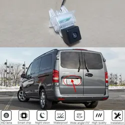 Car Rear View Reverse Backup Camera For Mercedes Benz Viano Vito Valente Metris W447 2015 2016~2018 For Parking HD Night Vision