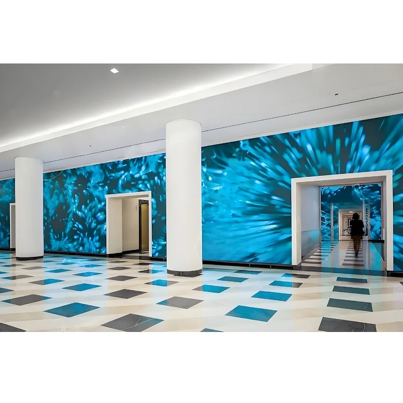 Indoor Full Color LED Display P2 P2.5 Ultra Clear LED Screen for Office Lobby Shopping Mall Interior Advertising
