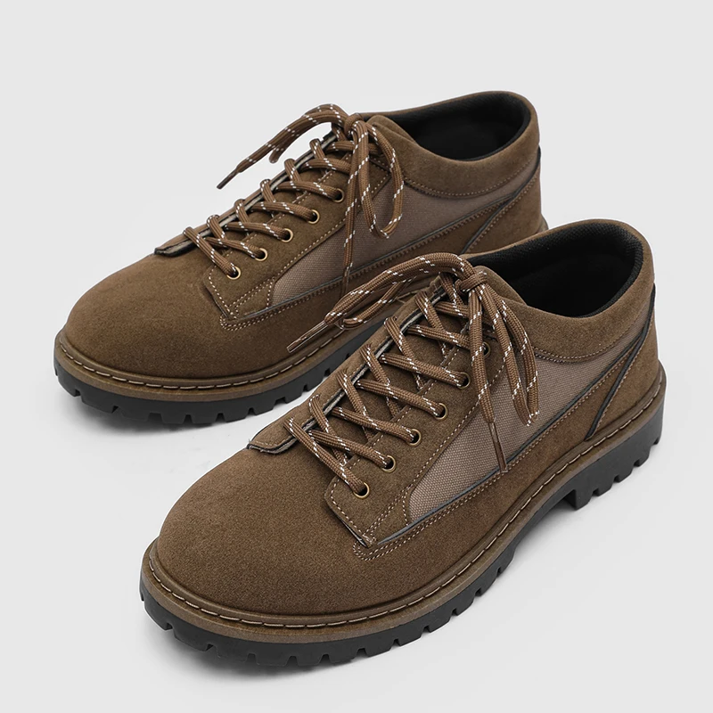 2026 New Men Casual Leather Shoes Fashion Formal Oxford Thick Bottom Dress Shoes Men Gentleman Outdoor Leather Wedding Shoes