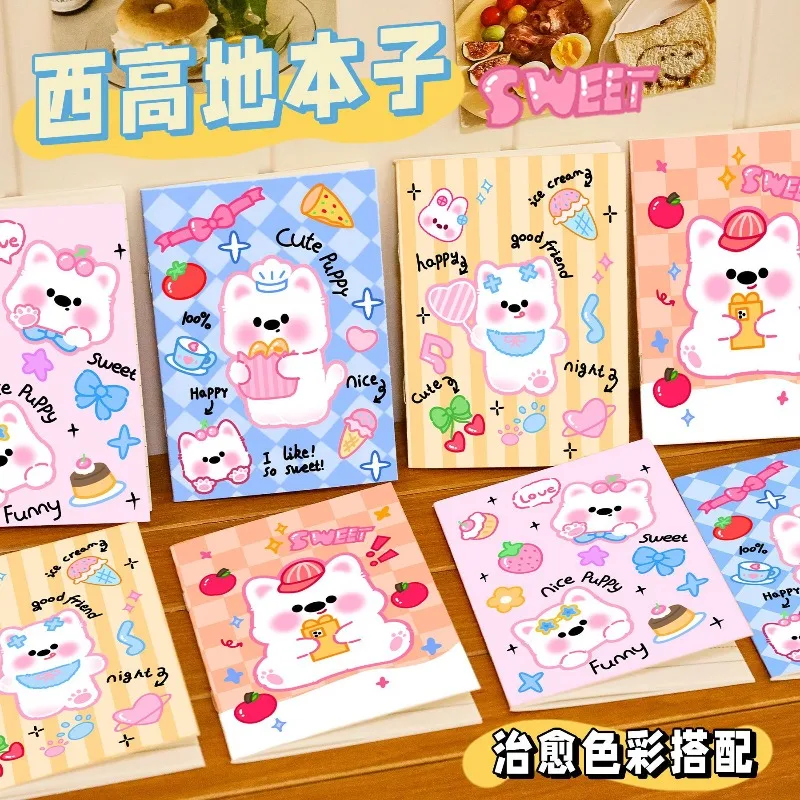 Niedliches 64k Soft Surface Copy Student Ins Cartoon Puppy Taschenbuch Hochwertiges Belohnungsbriefpapier Kleine Buchnotizbücher für Studenten