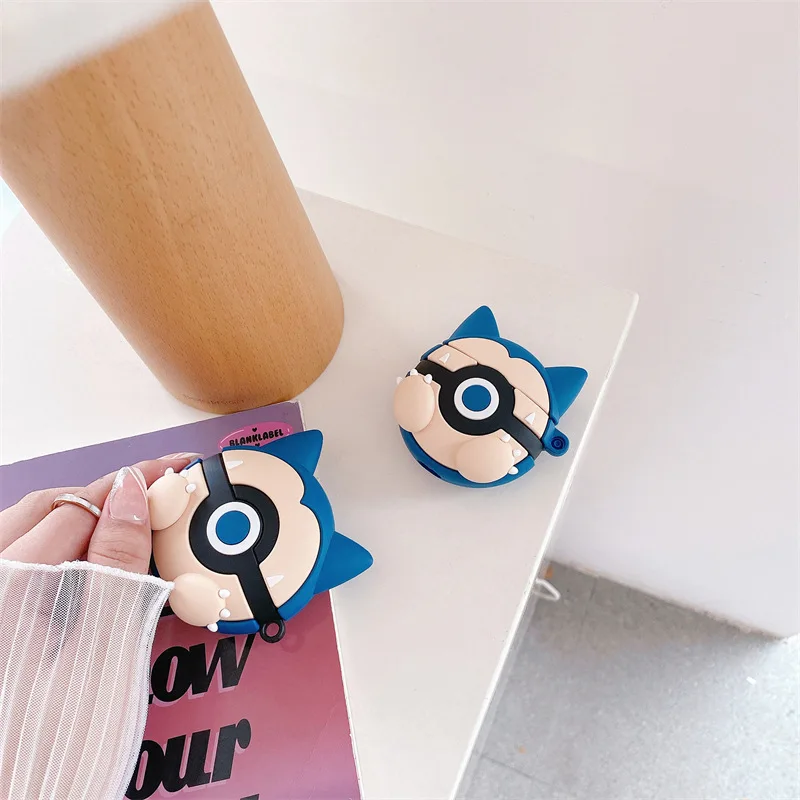 Cute Cartoon Sprite Ball Case for AirPods Pro2 Airpod Pro 1 2 3 Bluetooth Earbuds Charging Box Protective Earphone Case Cover