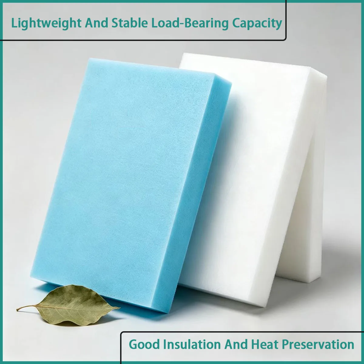 2-5cm thick blue/white high-density foam board is used for packaging protection, building insulation, model making, etc