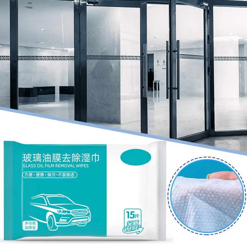 Car Glass Oil Film Removing Wips Detail Removed Dirt Glass Oil Film Car Window Powerful Decontamination Car Cleaning Tool