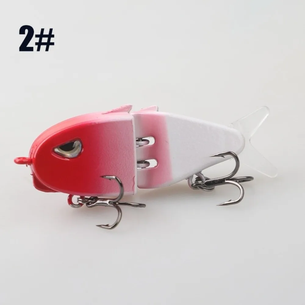 Slow-Sinking Pencil Lure 6cm Length 6.5g Weight Swimming Lure Double Hooks Two-Segment Multi-Segment Lure For Trout Fishing