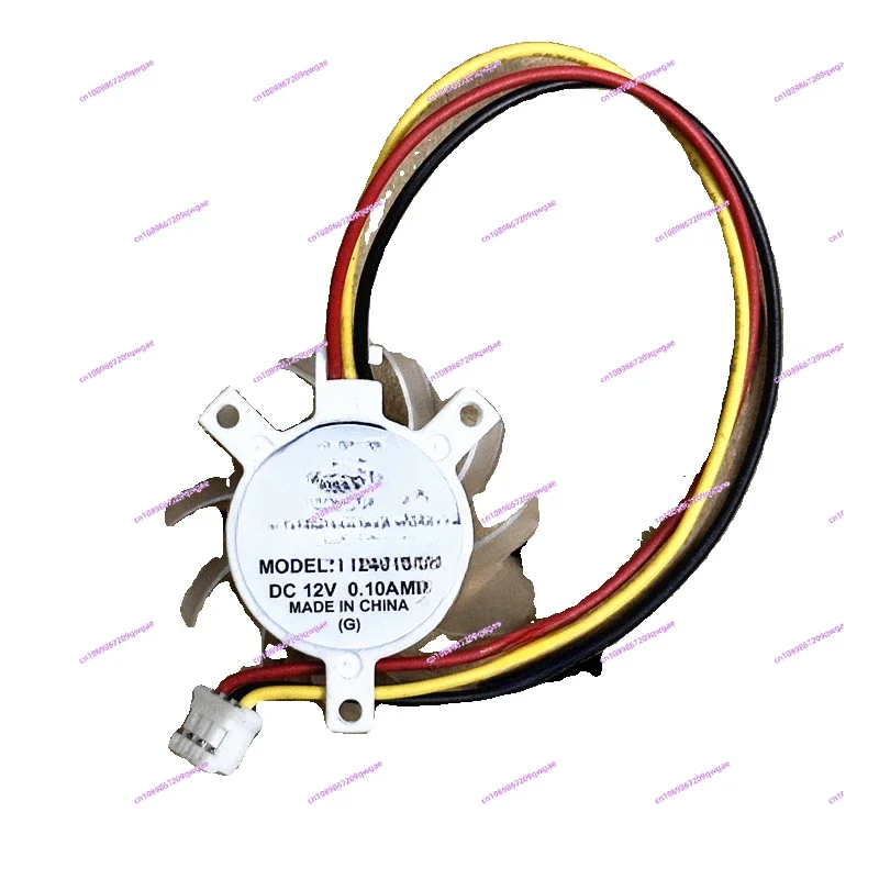 T124010SL 3 Cables DC12V 0.10A Cooling fan