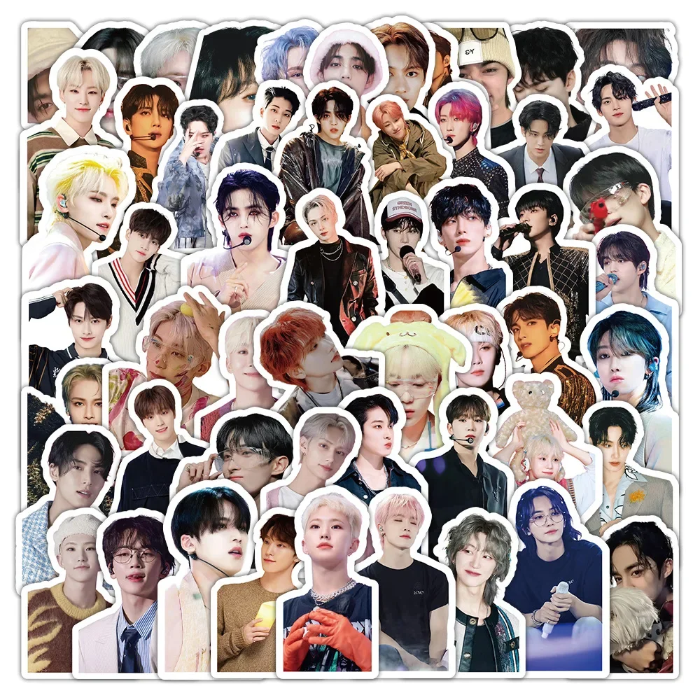 70Pcs Korean Boys Group TEEN Character Stickers DIY Phone Luggage Laptop Bottle Scrapbooking Sticker Decoration Fans Gift Toy