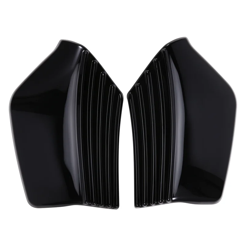 

NEW-1Pair Black L&R Rearview Mirror Trim Cover For Honda Goldwing GL1500 ALL GL 1500 1988-2000 Mirror Back Accents Shells