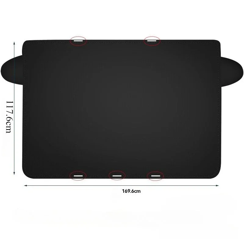 Upgraded Magnetic Car Windshield Snow Cover - Fit for Most Cars, SUVs & Trucks, All-Season Anti-Freeze Protection