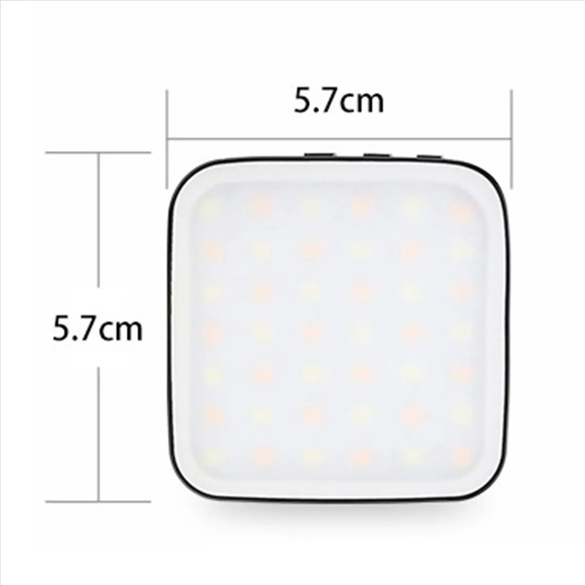 

*BAAY 2X Mini Portable Mobile Phone Fill Light Live Mini Magnetic Pocket Light Selfie Beauty Lamp External LED Light