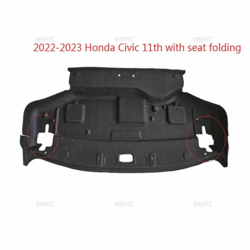 For 2016-2023 Honda Civic 10th and 11th trunk soundproofing cotton top insulation and shock-absorbing cotton of the trunk wmyfc