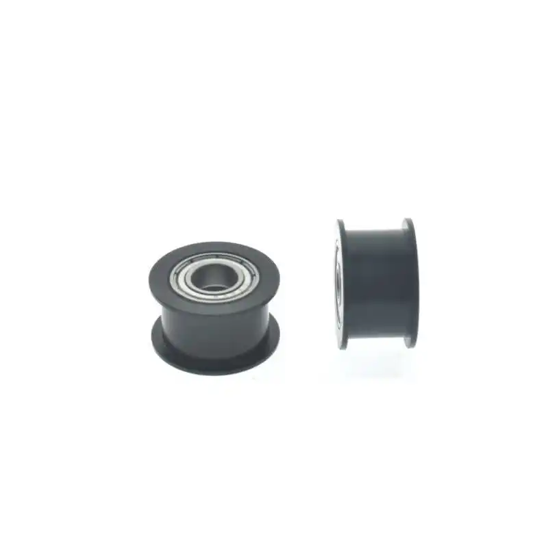 1Pc 5x23x3mm wheel 625 single bearing inner diameter black I-shaped sliding pulley non-standard belt surface