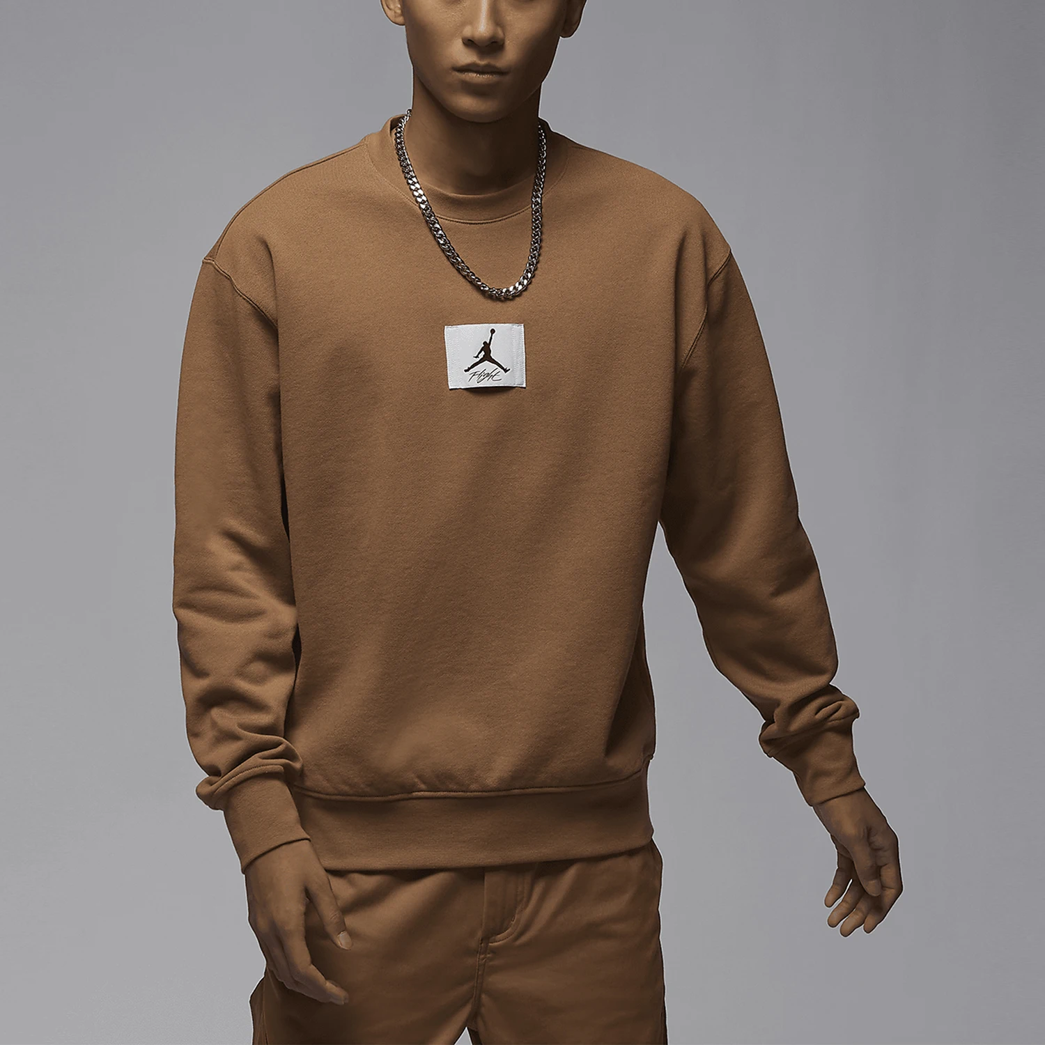 نايك المنتج الأصلي الأردن السنة الصينية الجديدة الرجال الصوف جولة الرقبة الرياضة هوديي FB6935-231 #1