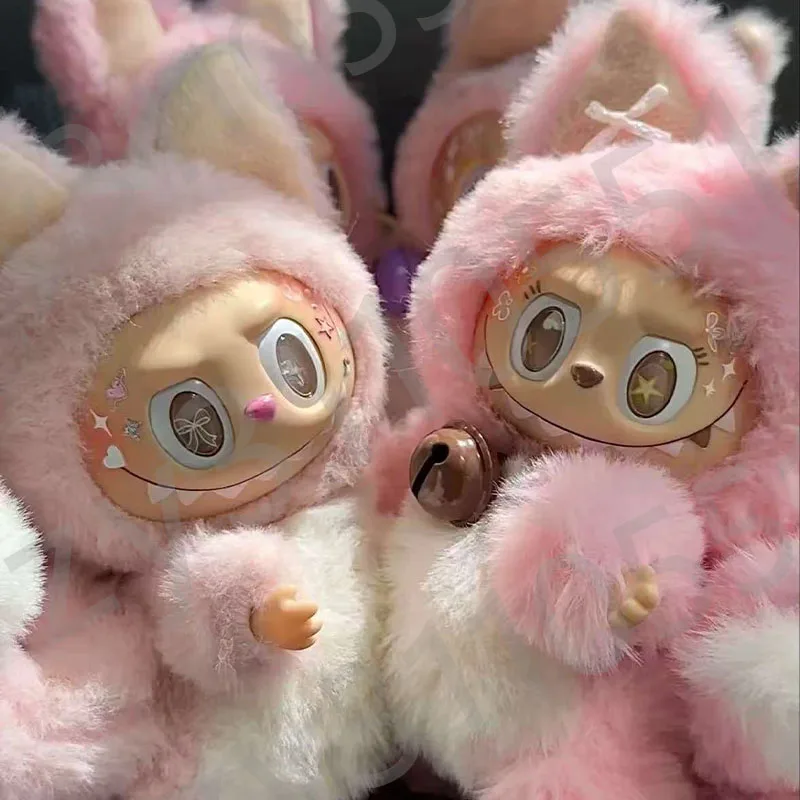 

Hot Sales 2025 Labubu New Nine Tailed pink Labubu Creative Change Doll Diy Figure Vinyl Pendant Doll Model Toy Gifts