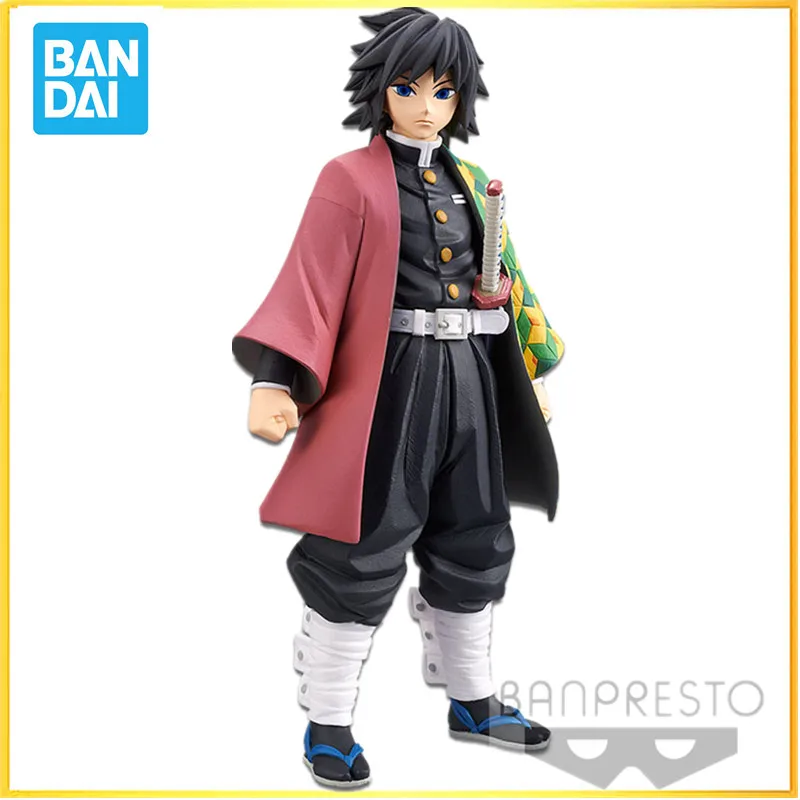 

Bandai in stock Original Genuine Demon Slayer 15cm Tomioka Giyuu Figurine Collectible Model Doll Toys For Boy