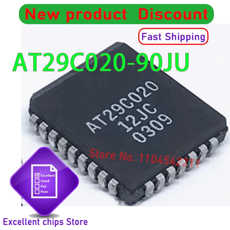 (5-10piece) 100% New AT29C020-90JU AT29C020 PLCC-32