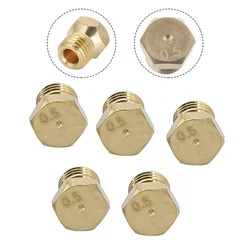 5pcs 0.5mm Nozzles For SABAF Burner Flat Design For Domestic Commercial Gas Stoves Home Kitchen Cooker Accessories