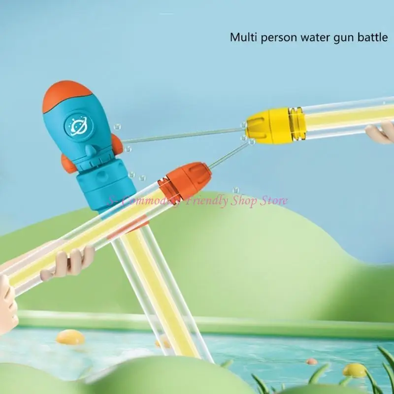 85AE Adult Summer Cartoon Animal Watergun Manual Water Guns Playing Water Toy