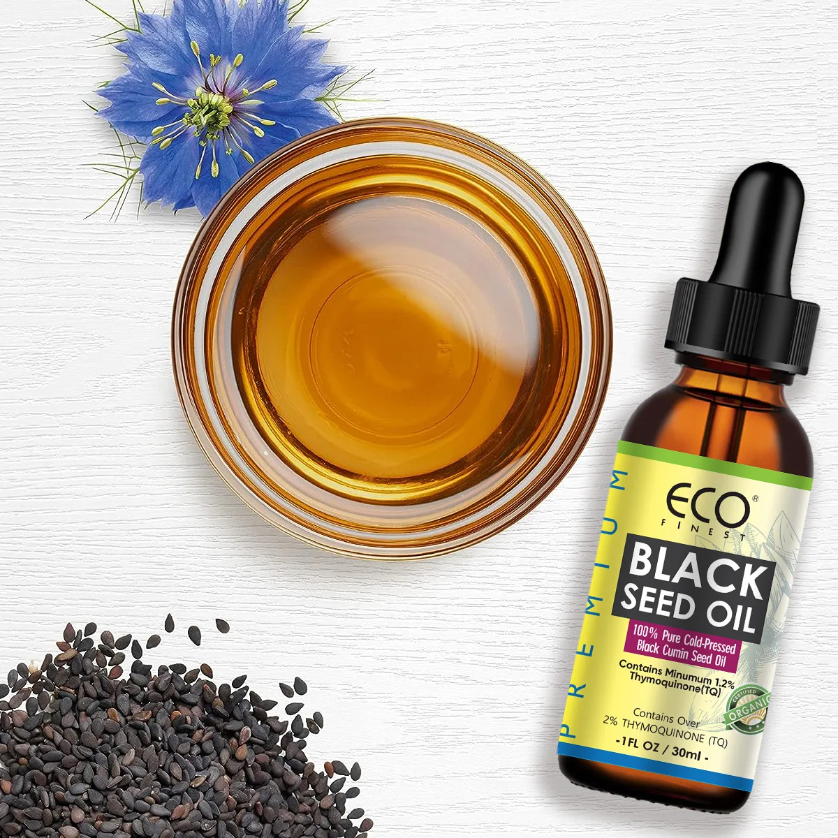 30ml อเนกประสงค์น้ํามันเมล็ดดํา Cold Pressed Virgin Black Castor Oil สีดํายี่หร่าเมล็ดน้ํามัน Skin Care Body Care บํารุงผม