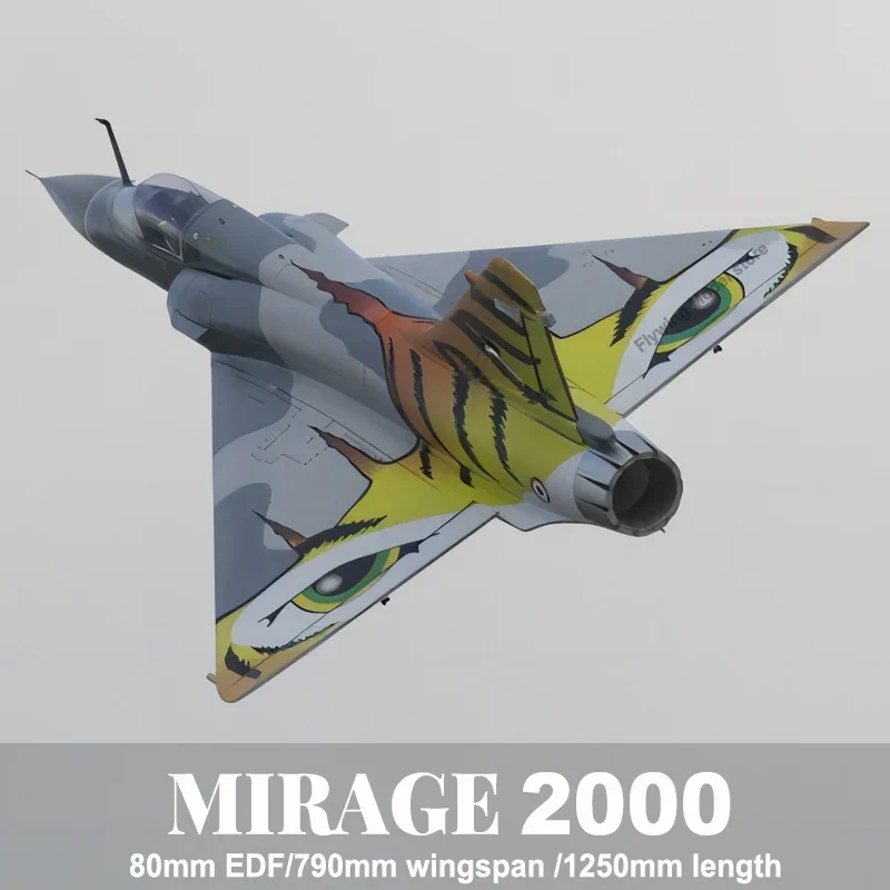 

Freewing RC Airplane Model "Phantom" Mirage 2000 80mm Culvert Remote-Controlled Model Aircraft EDF Jet EDF