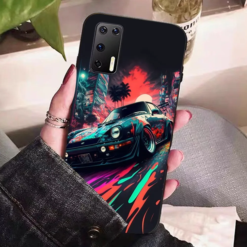 Super Cool Sports Car Phone Case For Huawei P 8 9 10 20 30 40 50 Pro Lite Psmart Honor 10 lite 70 Mate 20lite