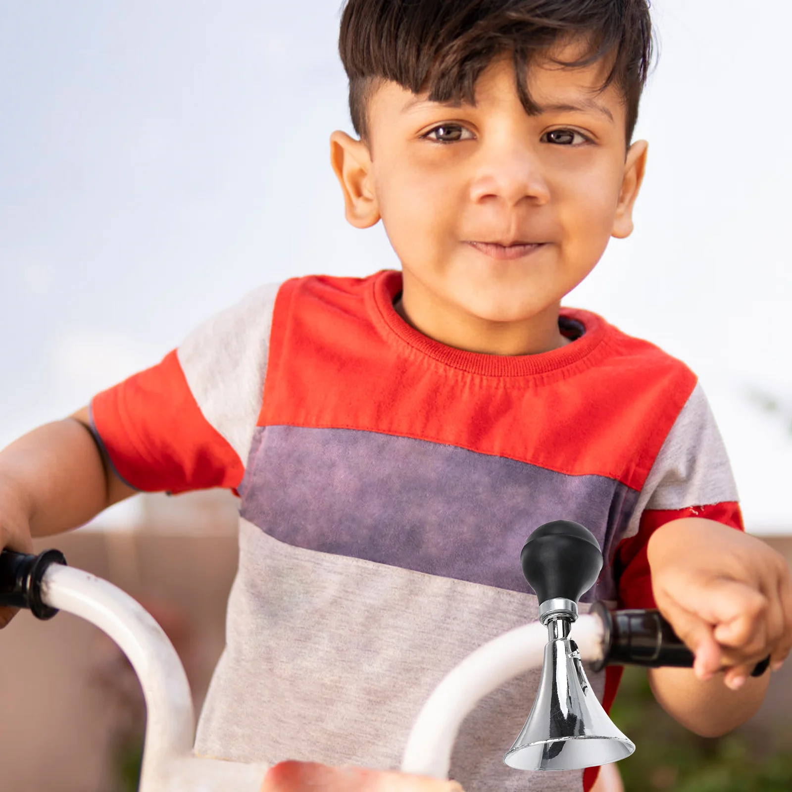 

4pcs Bicycle Bell Horn Plastic Loud Bike Air Pressure Horns Easy Install Durable Use Safe Distance Riding Accessories