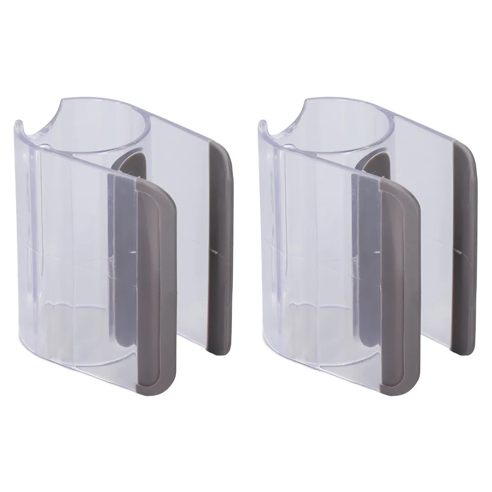 2PCS ABS Vacuum Cleaner Clip Compatible Wall Mountable Attachment Stick Clip Easy Install Transparent for Dyson V7/V8/V10/V11