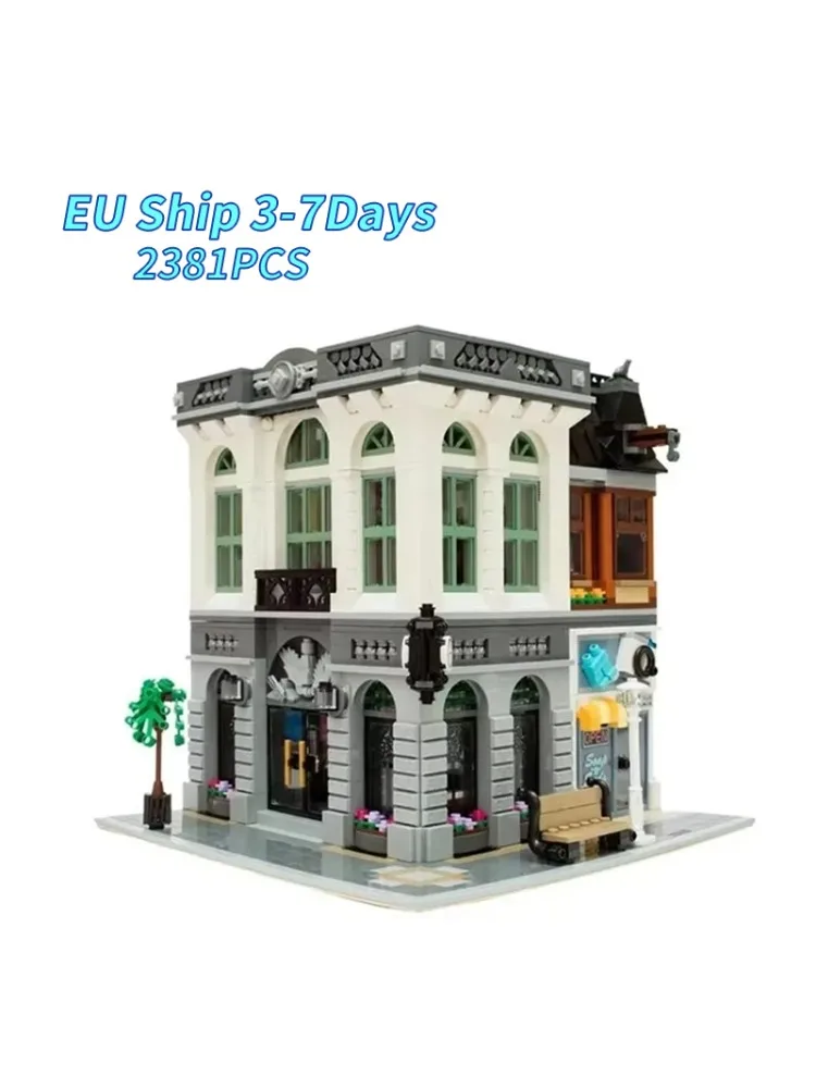 2380pcs 10251 Brick Kit Bank Bouwsteen Model Speelgoed Assemblage Baksteen Speelgoed Kinderen Volwassenen Verjaardag Kerstcadeaus Compatibel met - afbeelding 2