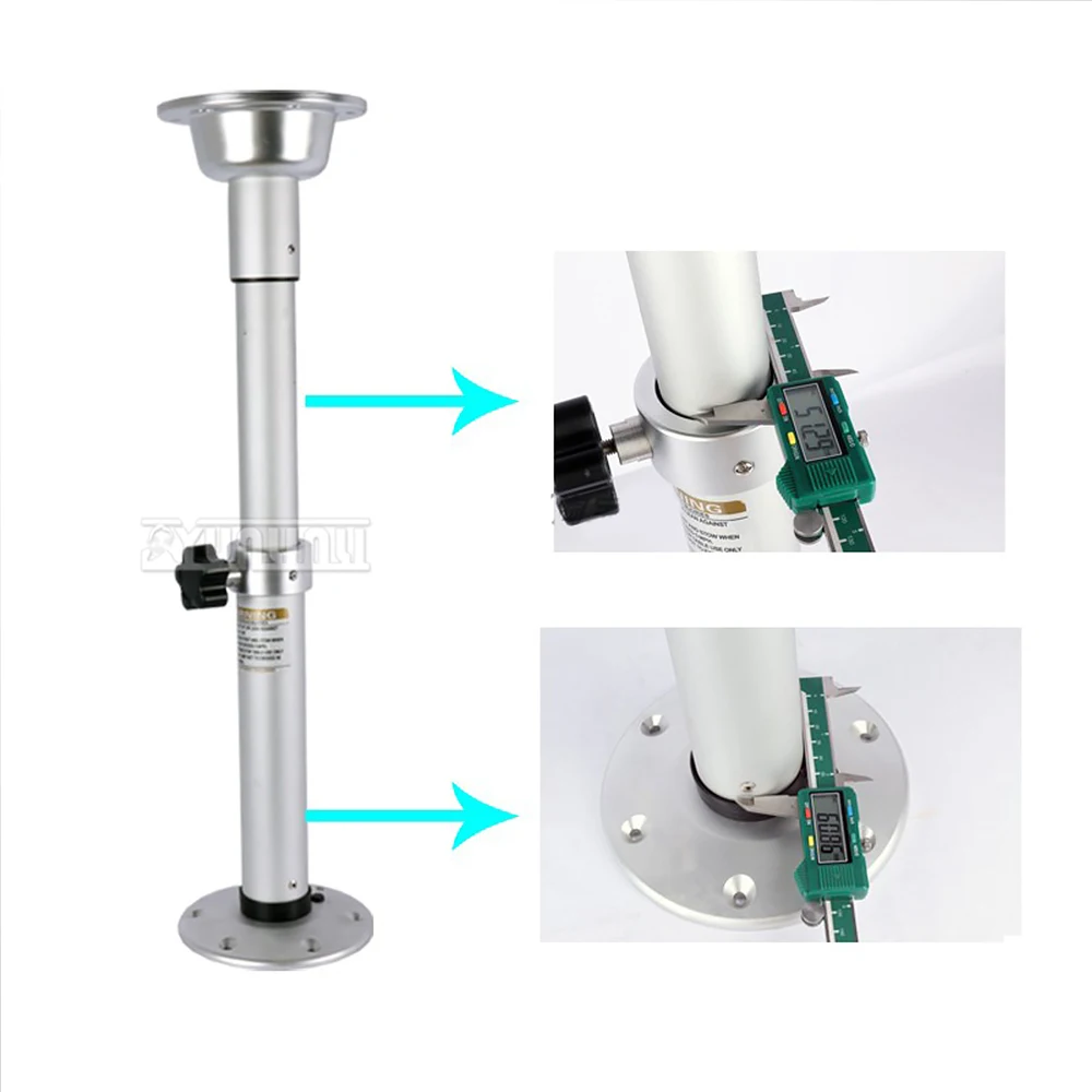 RV Lifting Aluminum Alloy Table Leg Stepless Height Adjustment Table Support Lifting Table Rod Commercial Vehicle Modified Table