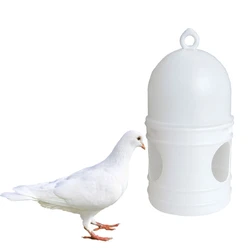 Plastic Bird Drinker Pigeon Waterer Portable Water Feeder Durable Automatic Water Container for Doves 1L Capacity