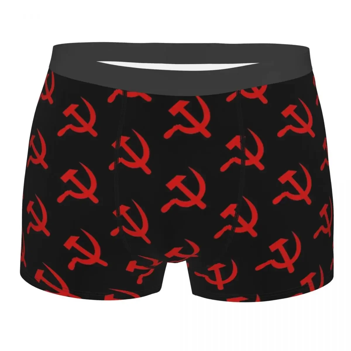 

Communist Socks CCCP Underpants Breathbale Panties Man Underwear Comfortable Shorts Boxer Briefs