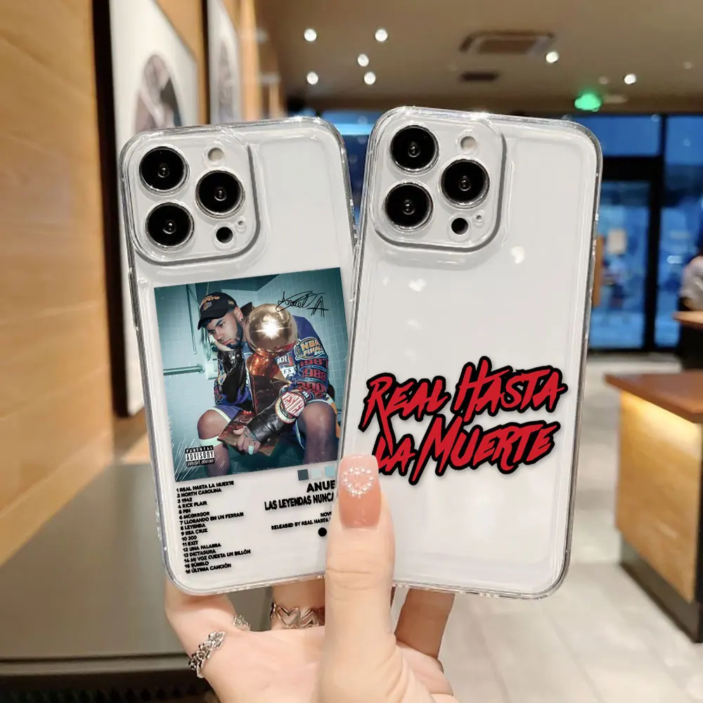 

Rap Anuel AA Real Hasta La Phone Case For REALME 5 6 7 7I 8 8I 9 9I 10 12 C75 C71 C67 C65 C63 C55 C53 C35 C33 C31 C30 Clear Case