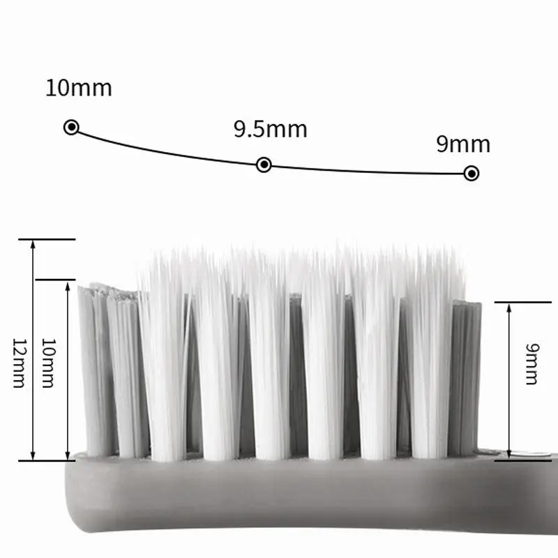 * New Travel Folding Soft Hair Toothbrush Dust-proof Small Head Toothbrush Portable Toothbrush For Business Trips And Family Use