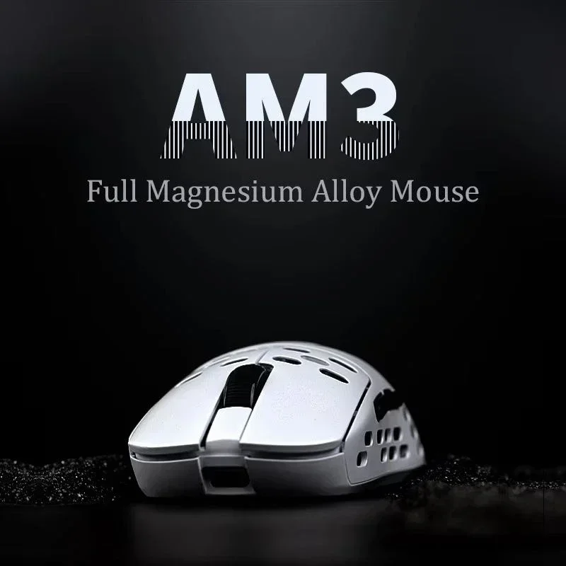 

AJAZZ AM3 Pro Max Tri-mode Gaming Mouse Wireless PAW3950 Magnesium Ultra-lightweight 8K Customized Pc Gaming Mouse For Laptop