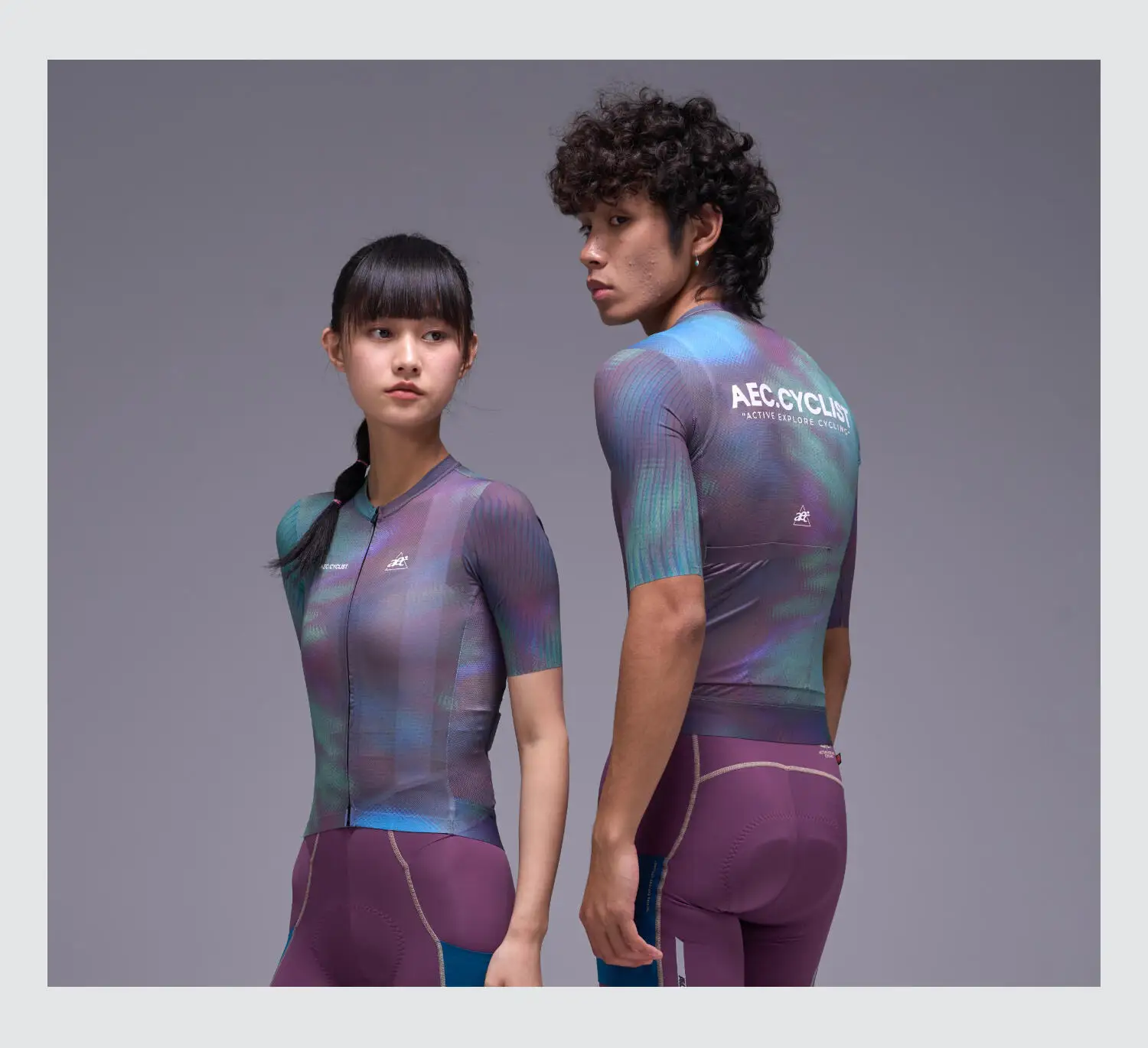 AEC YAOYING Serie Herren-Radtrikot Damen Slim Pro Bike Tops 2026 Sommer Kurzarm Fahrrad-Shirts Schnelltrocknend – Detail 4