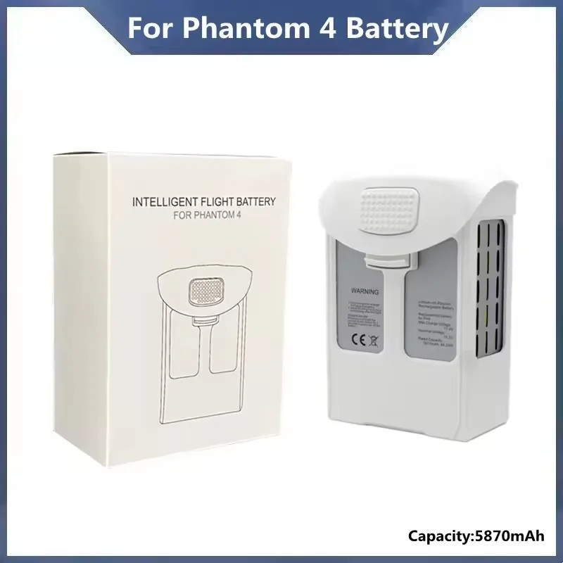 

Drone Battery For 5870mAh Phantom 4 intelligent flight battery with a 30 minute flight time compatible with Phantom 4 Pro series