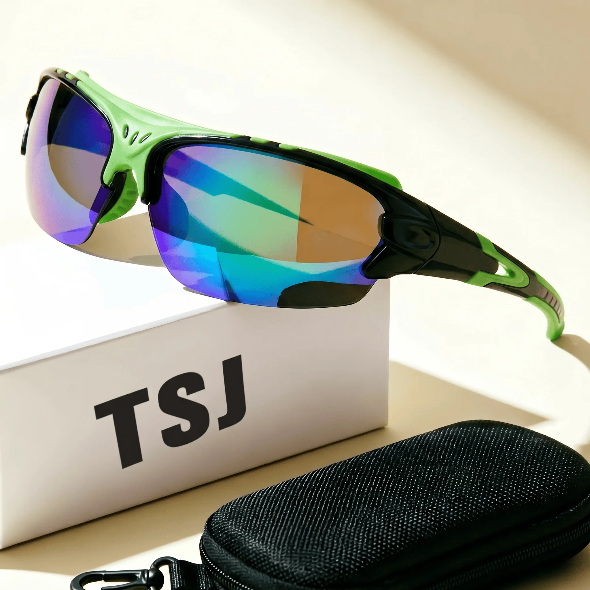 Cycling Glasses - نظارات ركوب الدراجات TSJ المستديرة المقاومة