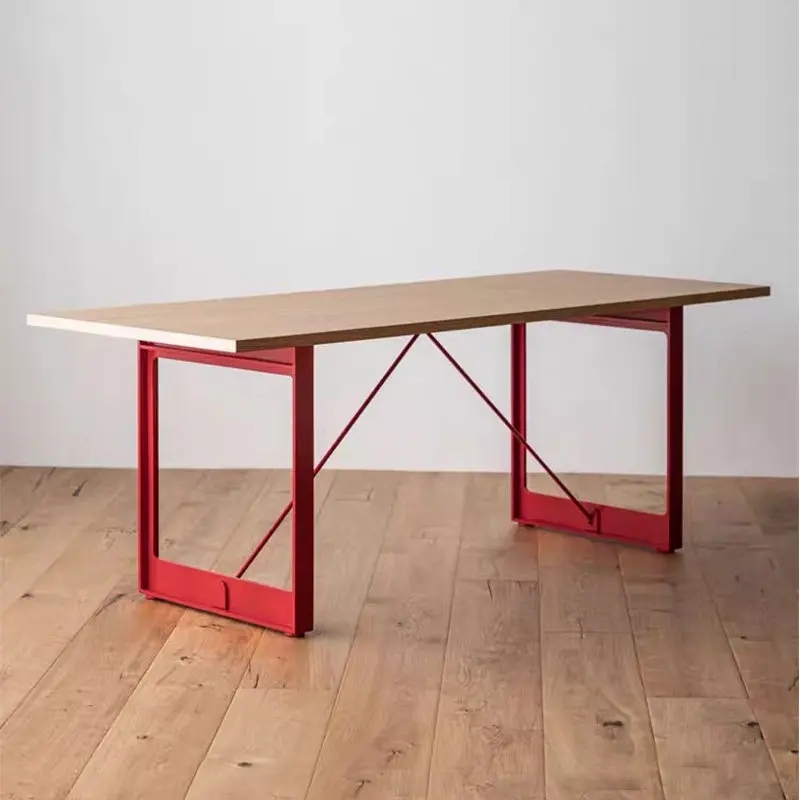

Display Minimalist Office Desk Multifunctional Design Long Standing Computer Study Office Desk Gaming Tavolo Trendy Furniture