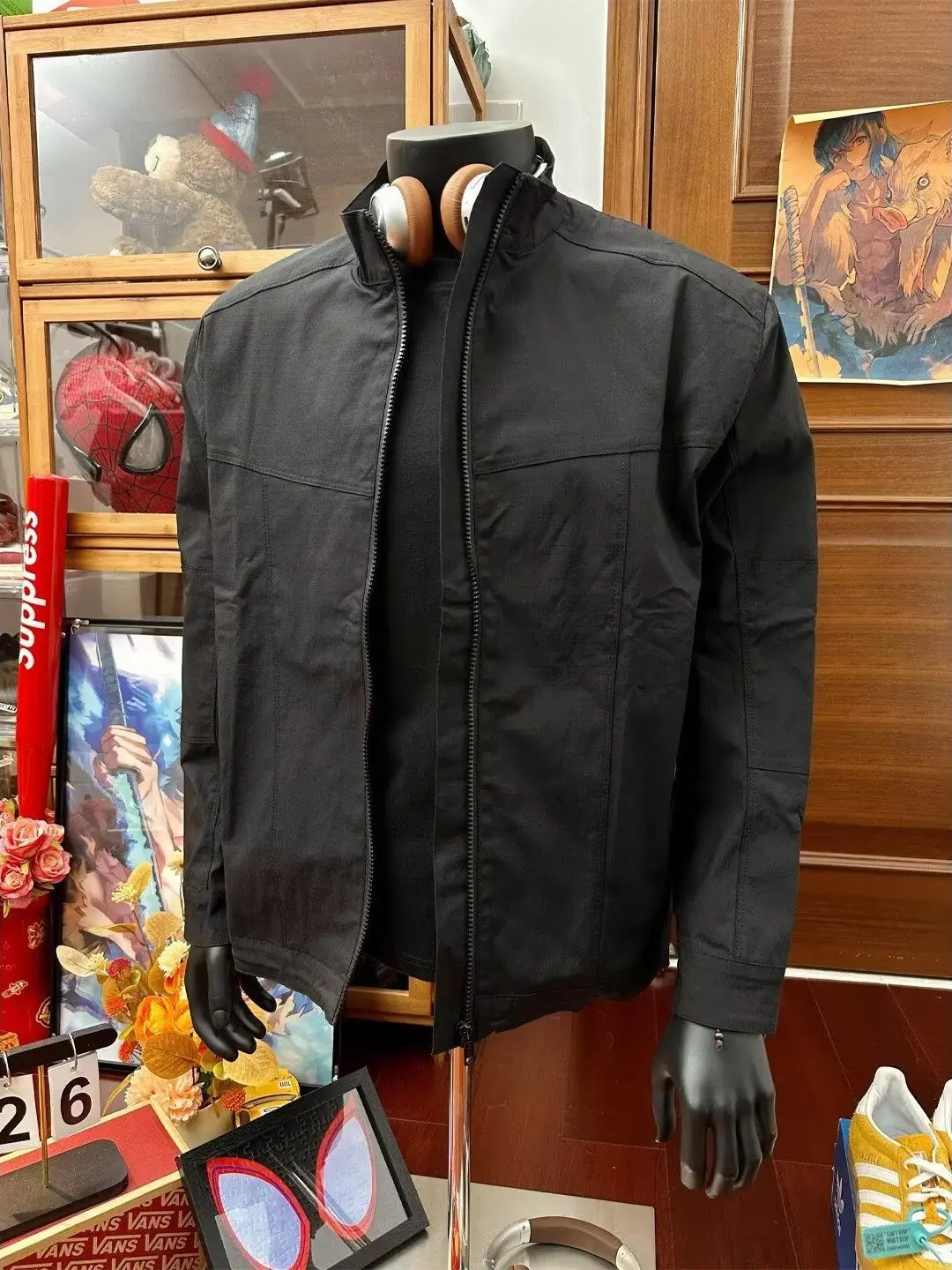 

Мужская весенне-осенняя куртка с воротником-стойкой, рекламная уличная ветрозащитная мотоциклетная рабочая одежда, пальто, повседневное базовое полиэстеровое пальто...