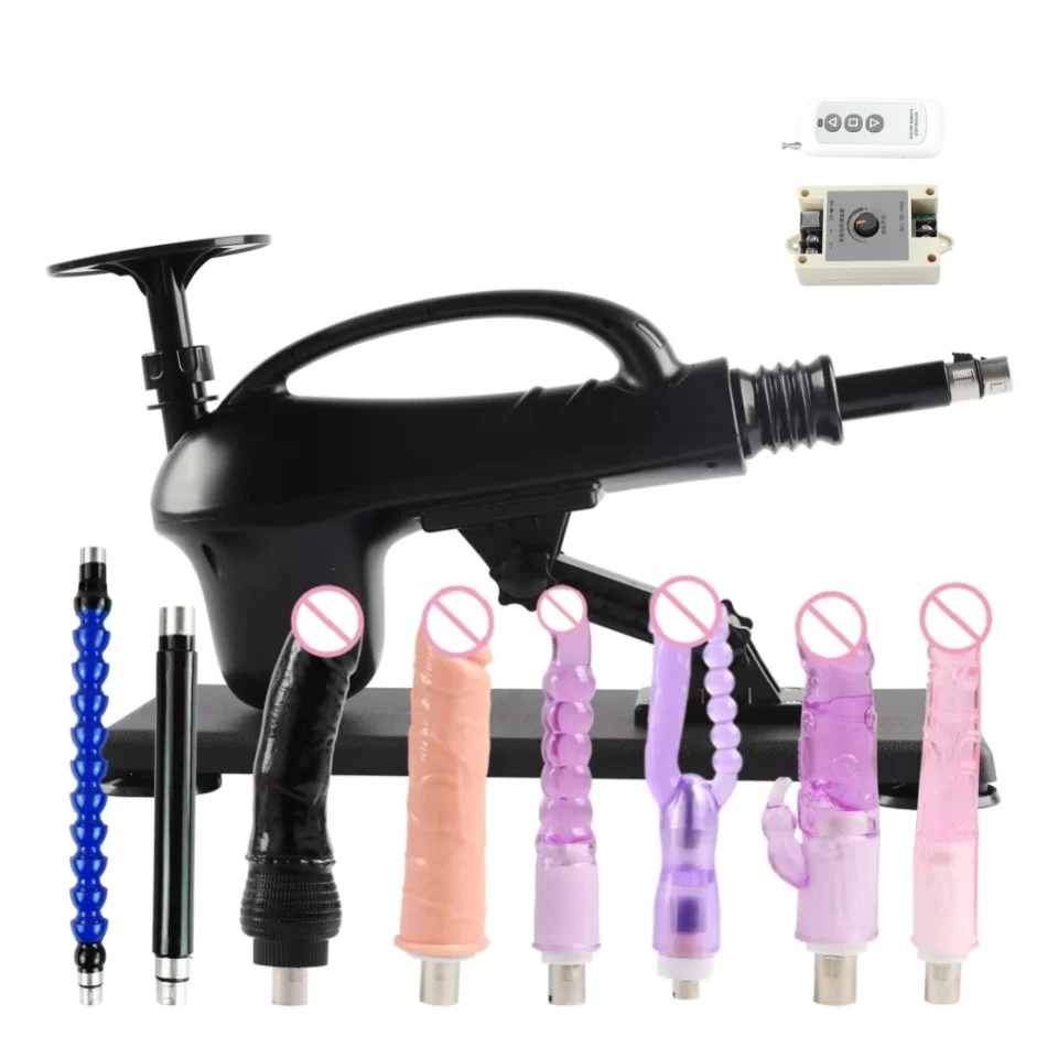 FREDORCH Sex Machine Masturbation Machines With 3XLR Dildos Attachments Telescopic for Women Men Sex Toys