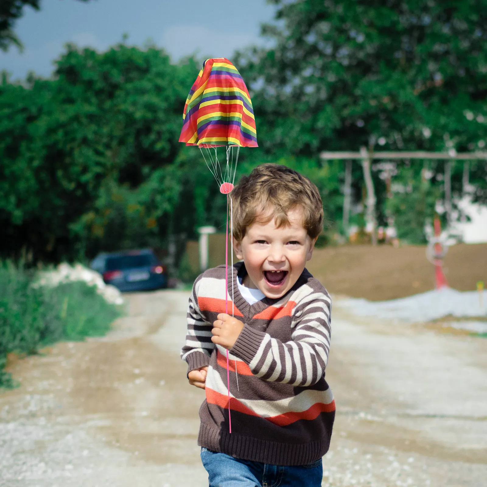 Lot de 2 mini-parachutes de de - Kids Outdoor Umbrella avis et prix
