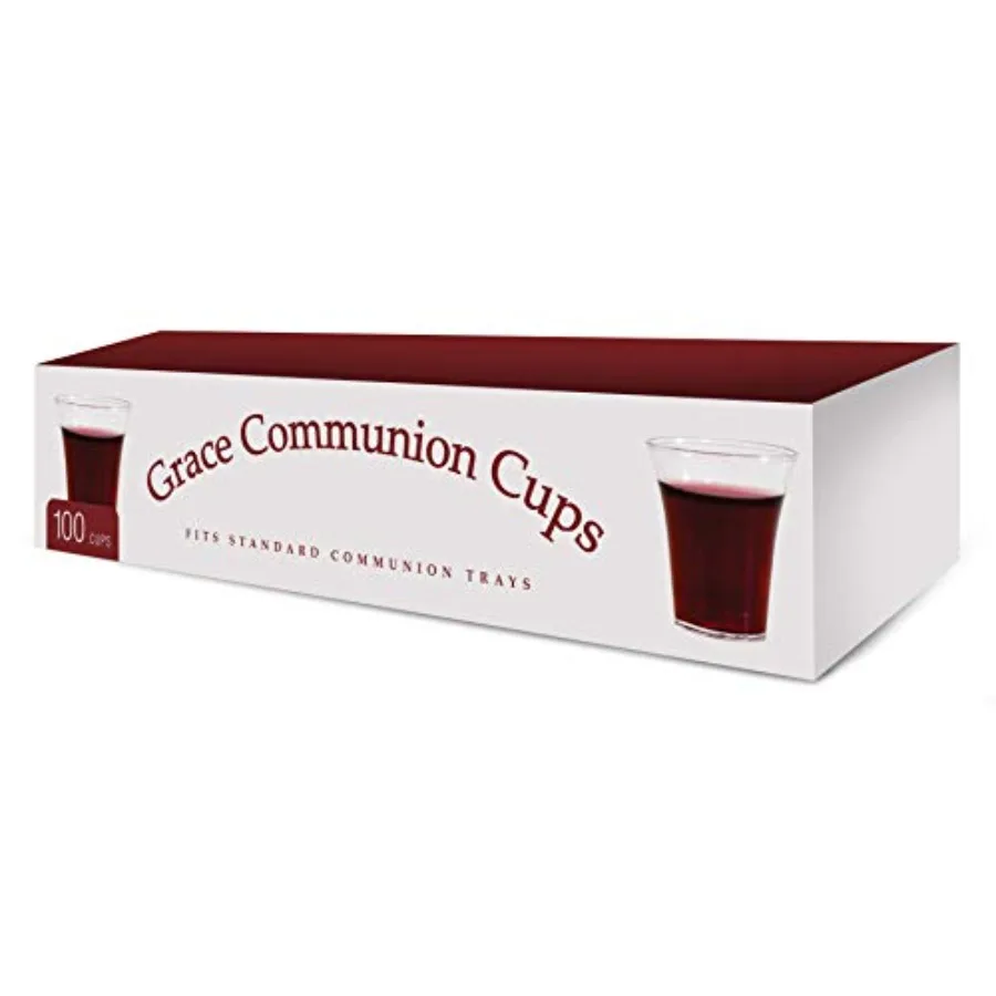 

Communion Cups - Disposable Plastic 100 per box - Fits Standard Holy Communion Trays