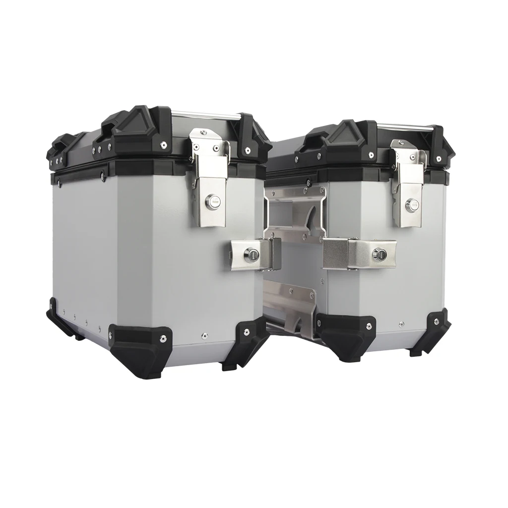 

Universal Side Pannier Motorcycle 28L/35L Aluminum Alloy Side Box Waterproof Anti-collision Trunk Box for KAWASAKI HA M