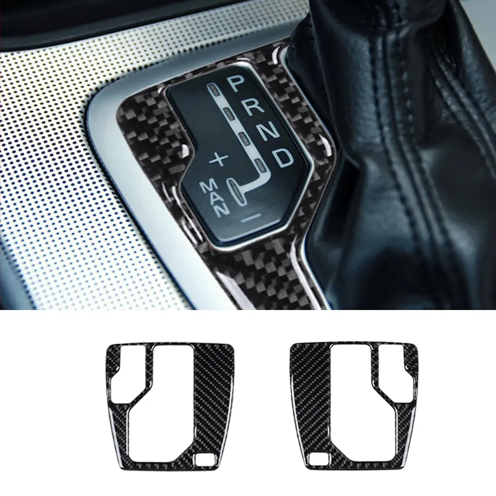 

LHD RHD for Volvo XC90 2003 2004 2005 2006-2014 Car Gear Shift Panel Frame Sticker Interior Trim Soft Carbon Fiber Accessories